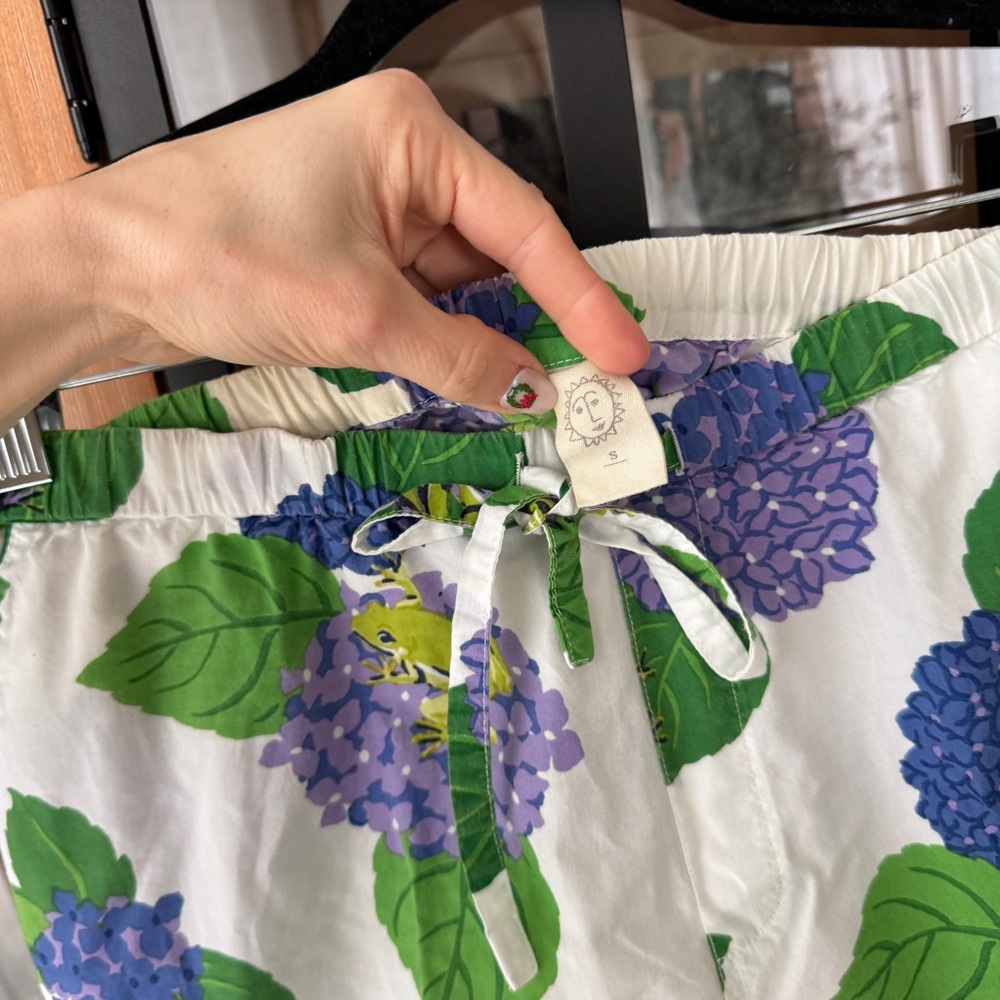 Printfresh Hydrangea Hideaway Pajamas Shorts Slee… - image 4